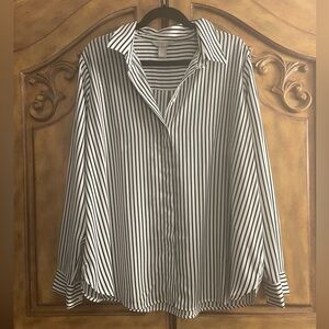 H&M Monochrome Striped Top